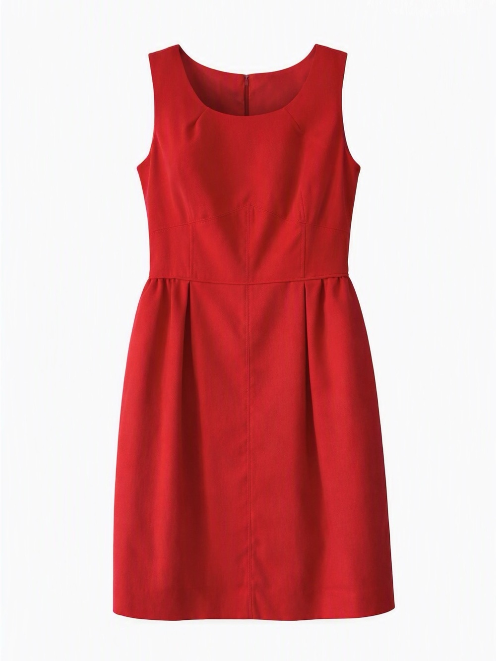 J.Crew Red Sleeveless A-Line Dress Size 10